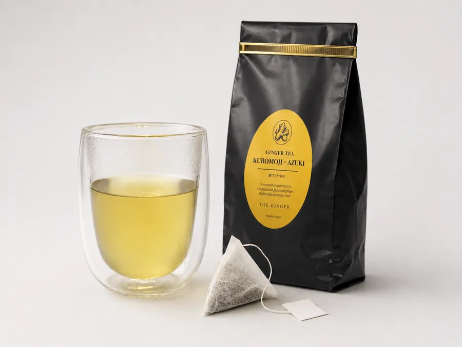 GINGER TEA 小豆とクロモジ ティーバッグ15個入り